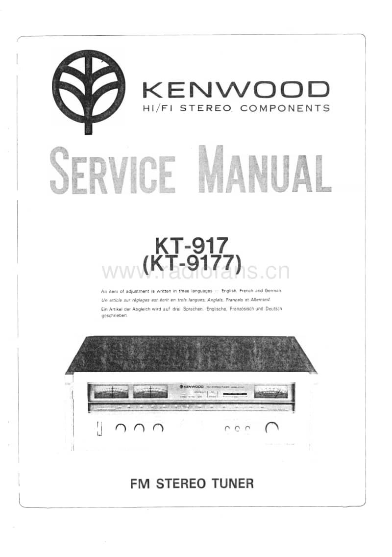 Kenwood-KT-917-Service-Manual电路原理图.pdf_第1页