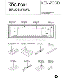 Kenwood-KDCD-301-Service-Manual电路原理图.pdf