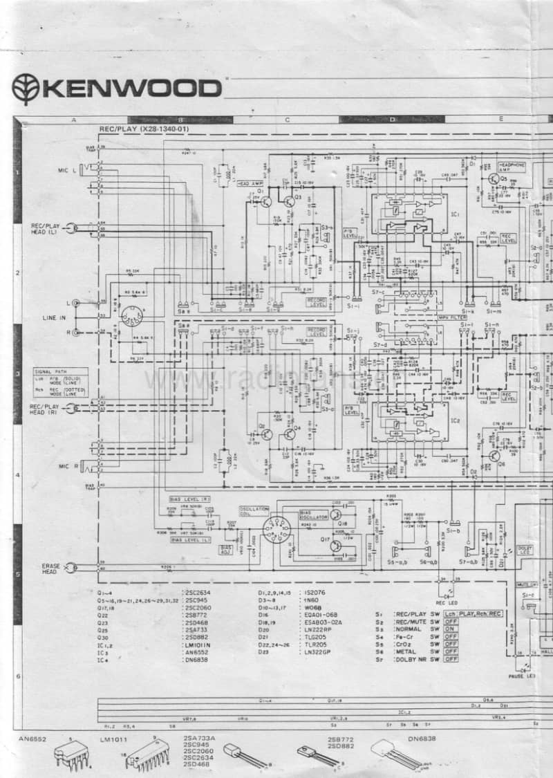 Kenwood-KX-600-Schematic电路原理图.pdf_第1页
