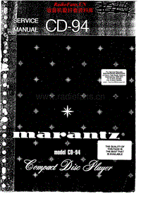 Marantz-CD-94-Service-Manual电路原理图.pdf