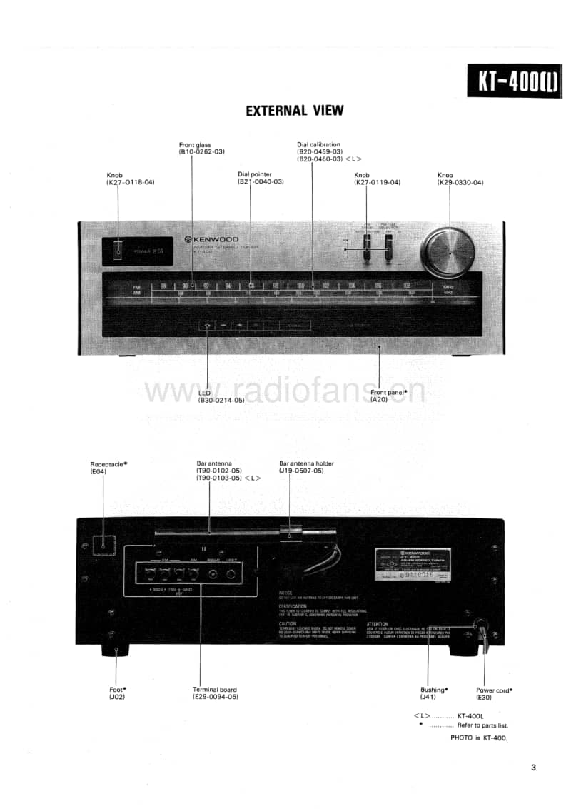 Kenwood-KT-400-400L-Service-Manual电路原理图.pdf_第3页