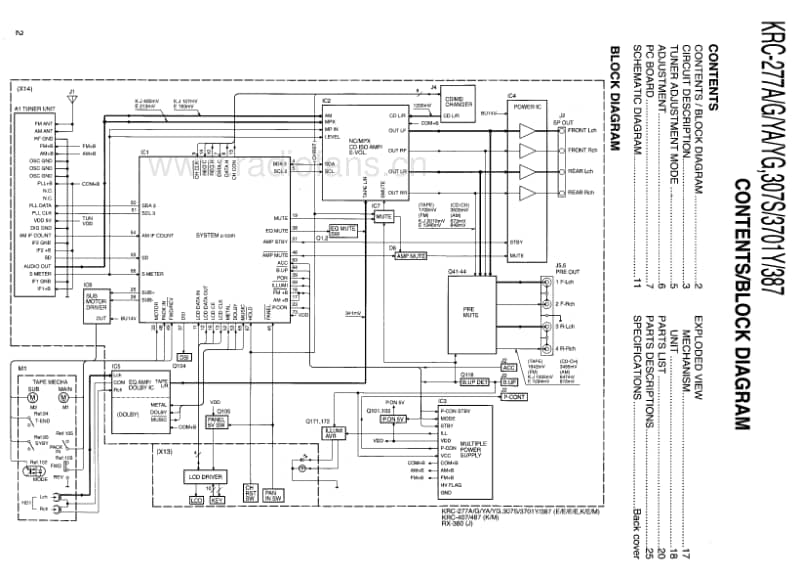 Kenwood-KRC-277-G-Service-Manual电路原理图.pdf_第3页