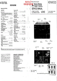 Kenwood-A-722-Service-Manual电路原理图.pdf