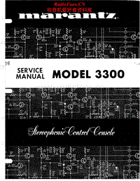 Marantz-3300-Service-Manual电路原理图.pdf