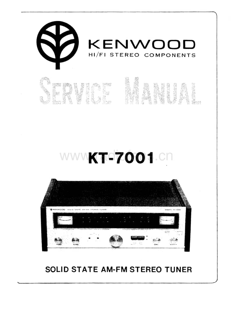 Kenwood-KT-7001-Service-Manual电路原理图.pdf_第1页