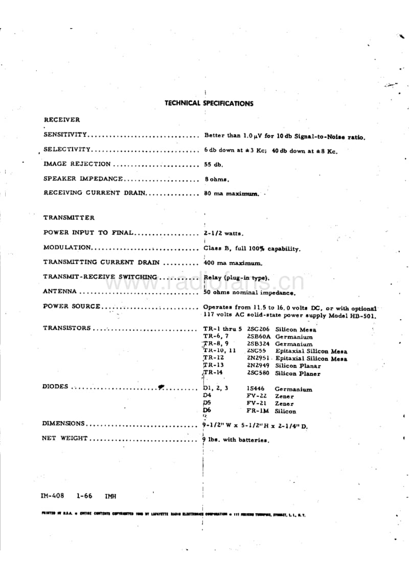 Lafayette-HA-650-Service-Manual电路原理图.pdf_第3页