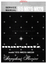 Marantz-1515-MR-215-MR-220-Service-Manual(1)电路原理图.pdf