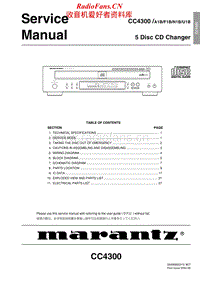 Marantz-CC-4300-Service-Manual电路原理图.pdf