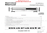 Marantz-CD-15-Service-Manual电路原理图.pdf