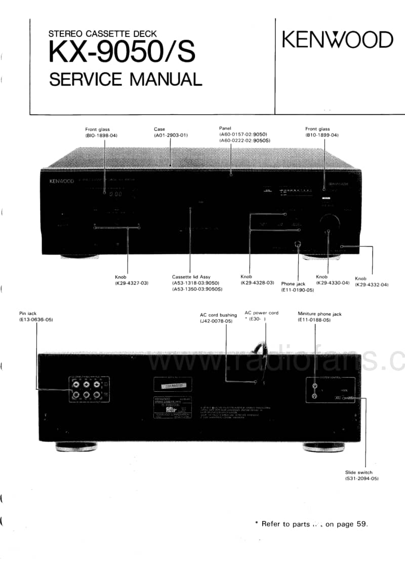 Kenwood-KX-9050-S-Service-Manual电路原理图.pdf_第1页