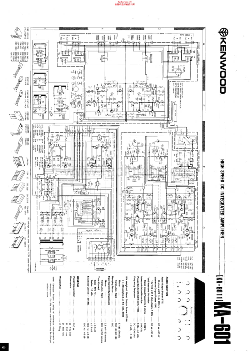 Kenwood-KA-601-Schematic电路原理图.pdf_第1页