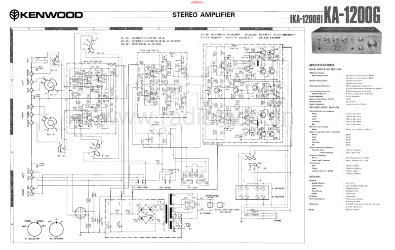 Kenwood-KA-1200-D-Schematic电路原理图.pdf_第1页