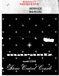 Marantz-3200-Service-Manual电路原理图.pdf