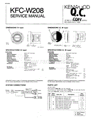 Kenwood-KFCW-208-Service-Manual电路原理图.pdf