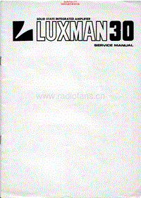 Luxman-30-Service-Manual电路原理图.pdf