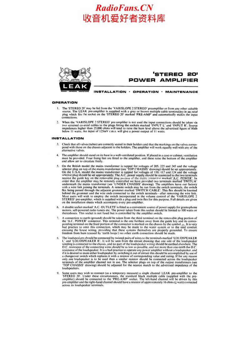 Leak-Stereo-20-Service-Manual电路原理图.pdf_第1页