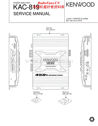 Kenwood-KAC-819-Service-Manual电路原理图.pdf