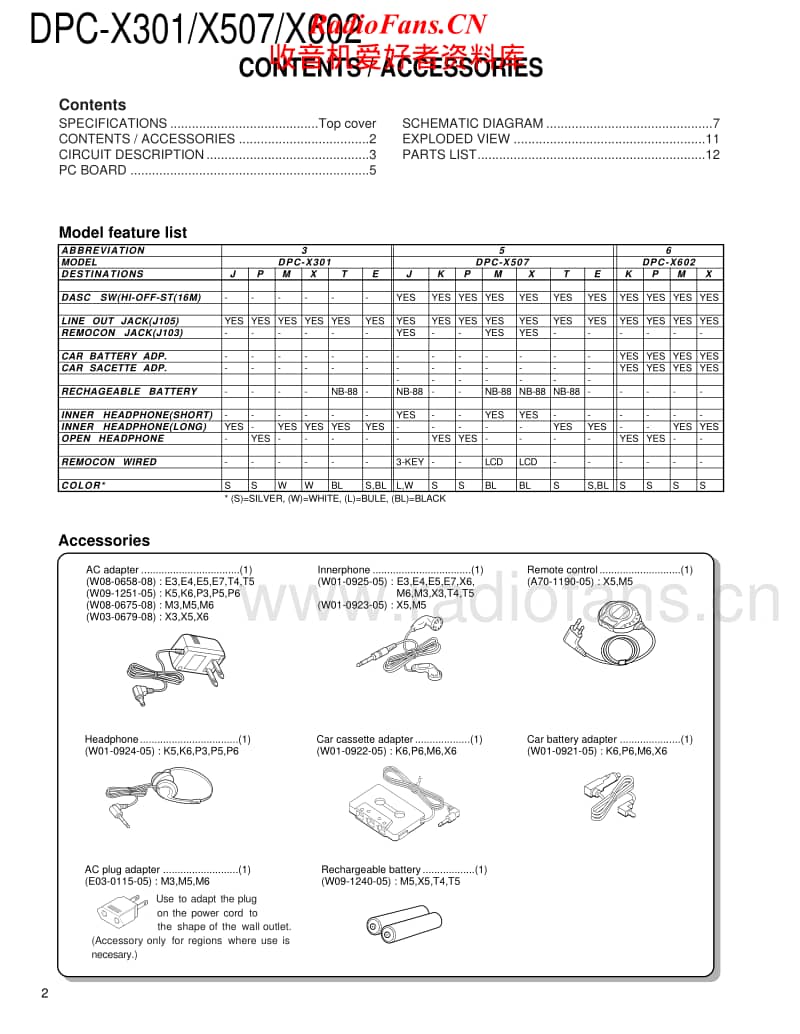 Kenwood-DPCX-301-Service-Manual电路原理图.pdf_第2页