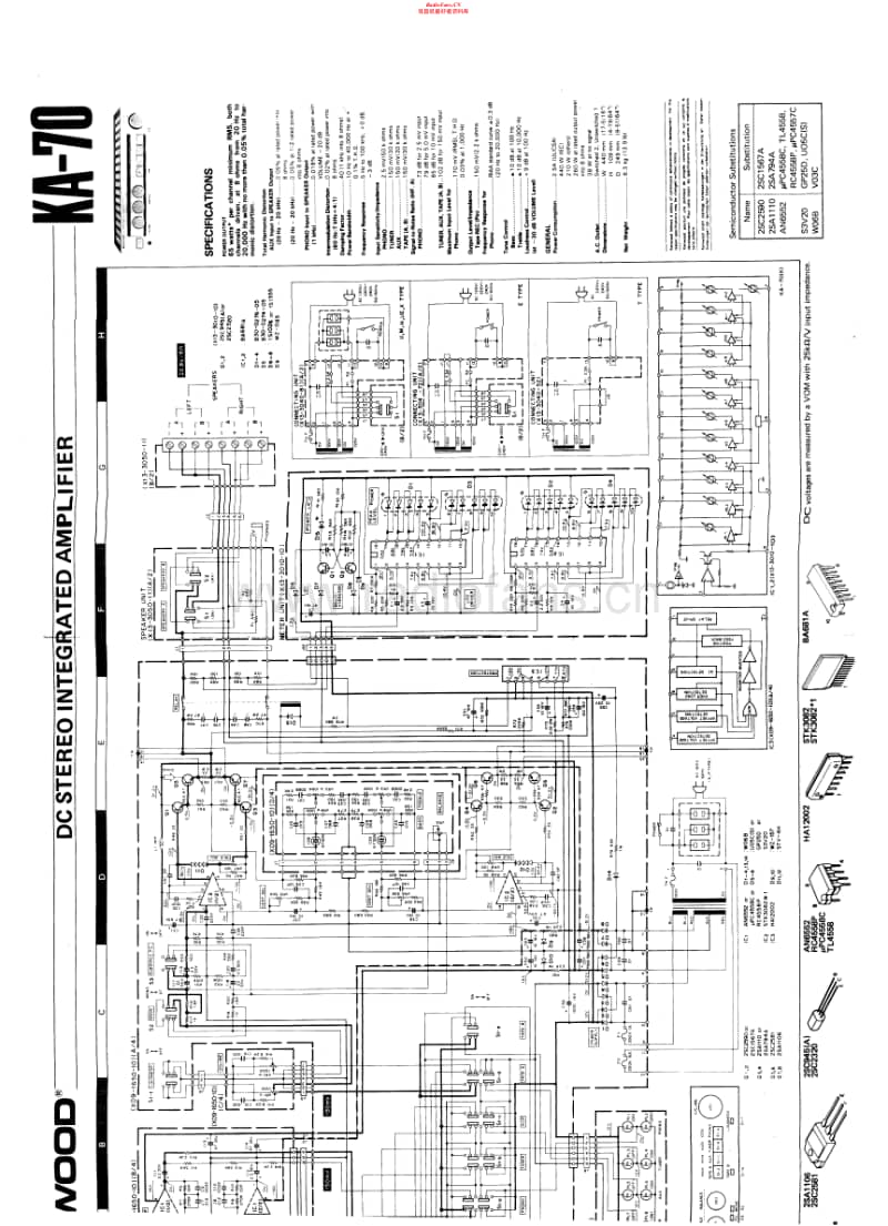 Kenwood-KA-70-Schematic电路原理图.pdf_第1页