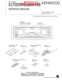 Kenwood-EZ-900-HDS-Service-Manual电路原理图.pdf