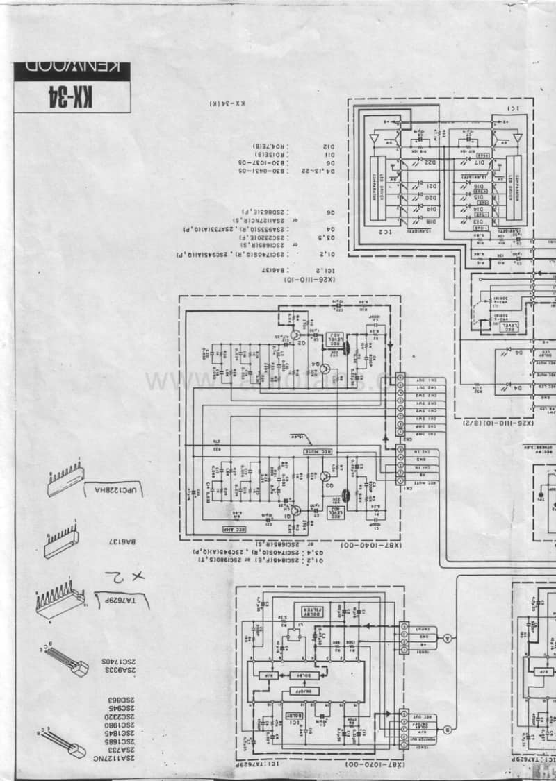 Kenwood-KX-34-Schematic电路原理图.pdf_第2页