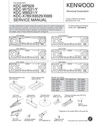 Kenwood-KDCX-8529-Service-Manual电路原理图.pdf