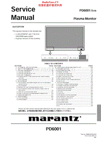 Marantz-PD-6001-Service-Manual电路原理图.pdf