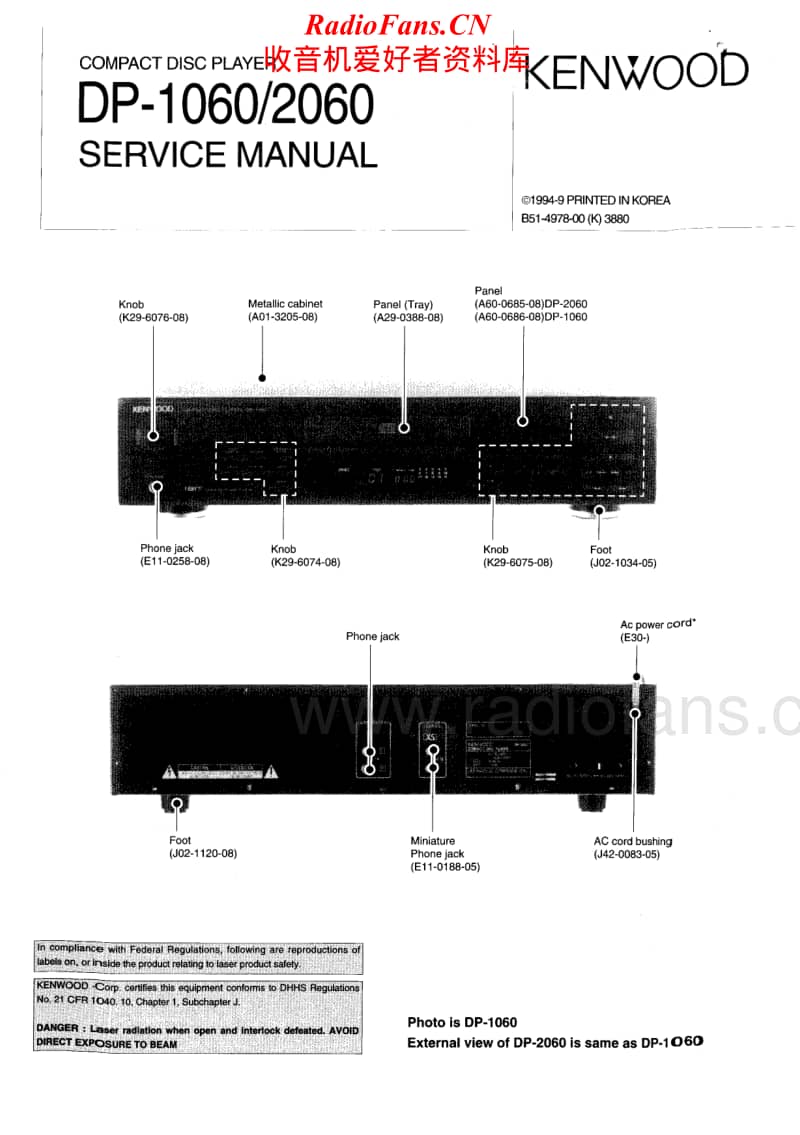 Kenwood-DP-2060-Service-Manual电路原理图.pdf_第1页