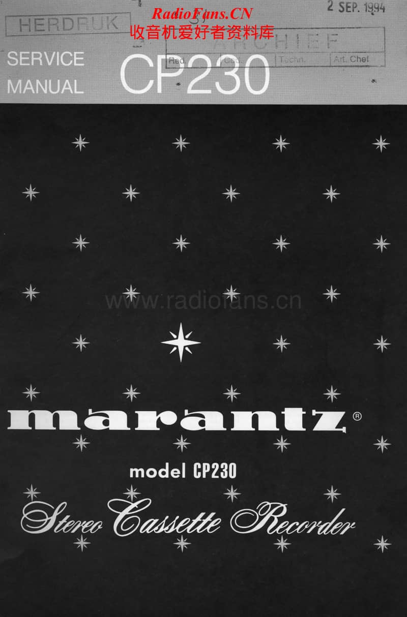 Marantz-CP-230-Service-Manual电路原理图.pdf_第1页