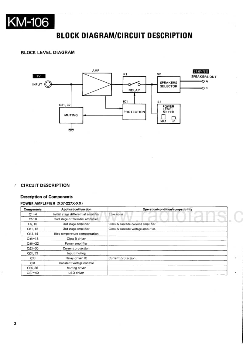Kenwood-KM-106-Service-Manual电路原理图.pdf_第2页