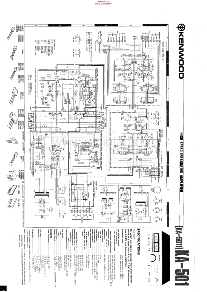 Kenwood-KA-5011-Schematic电路原理图.pdf_第1页