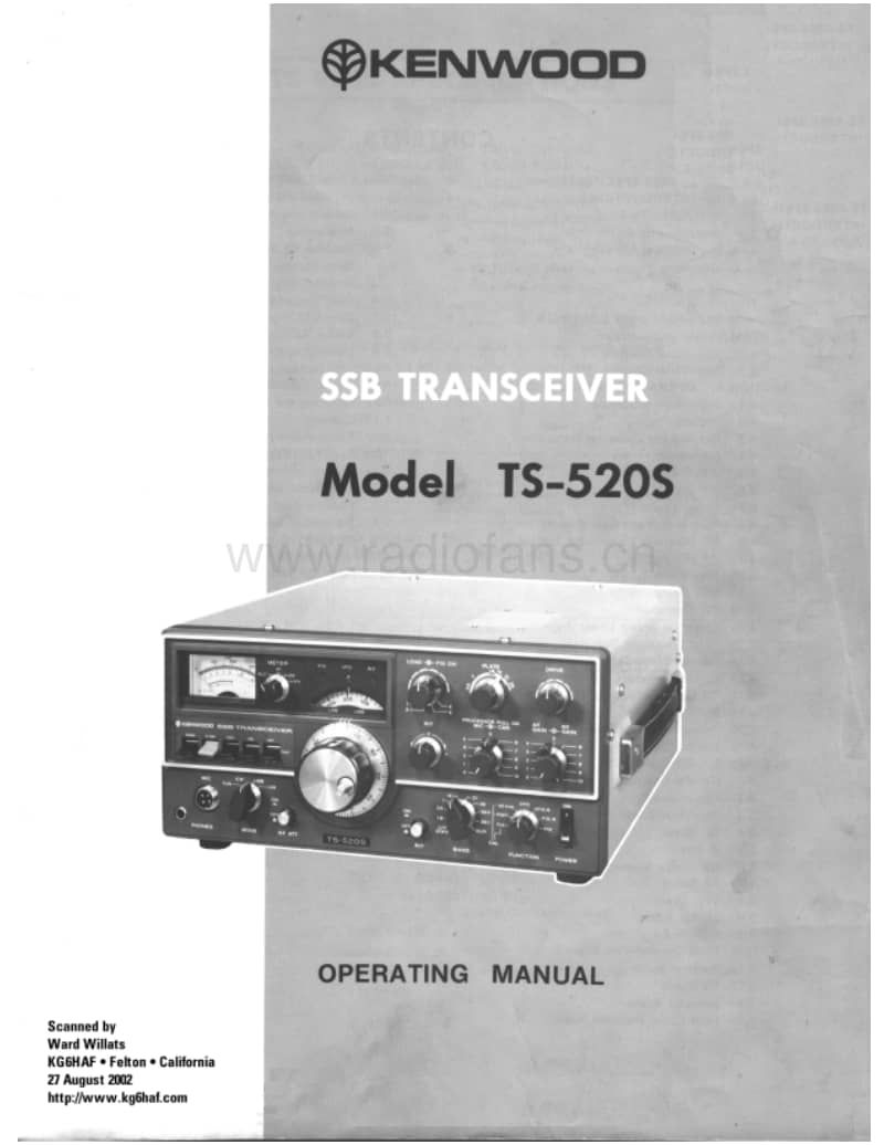 Kenwood-TS-520-S-Service-Manual-2电路原理图.pdf_第1页
