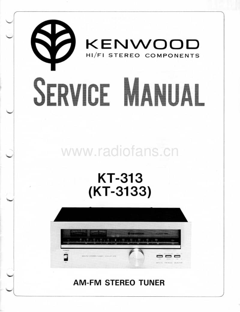 Kenwood-KT-313-Service-Manual电路原理图.pdf_第1页