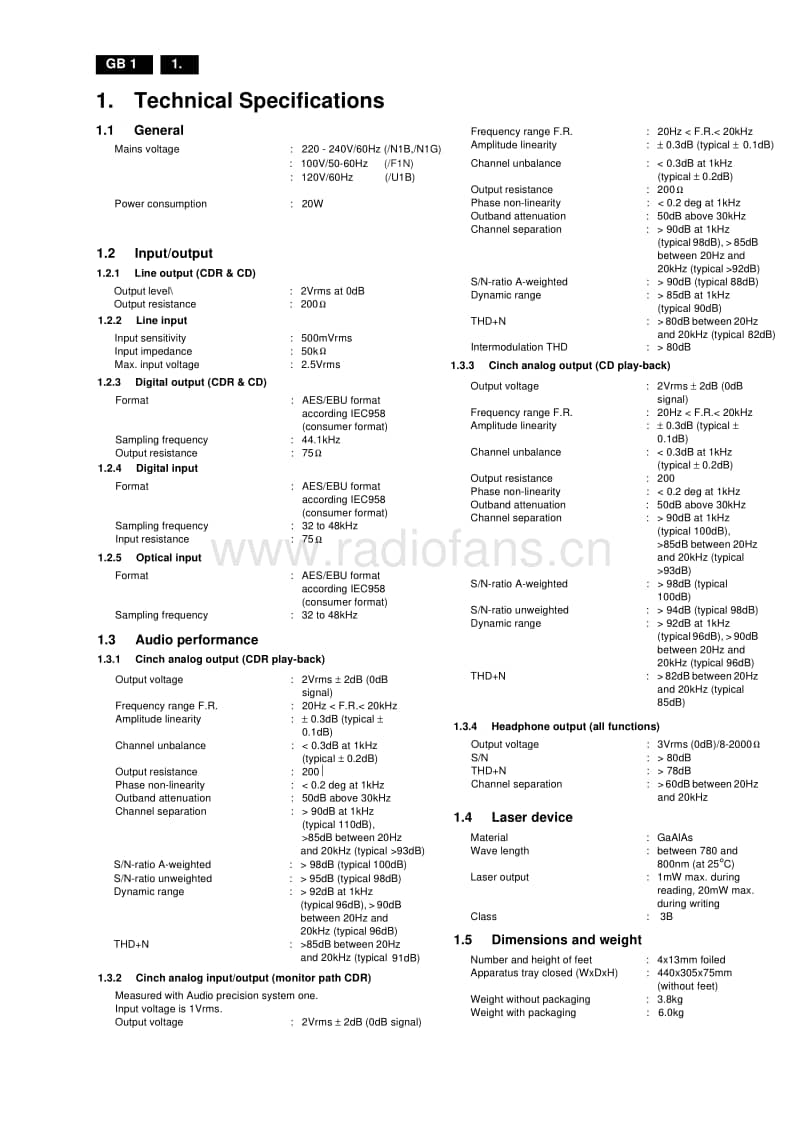 Marantz-DR-4050-Service-Manual电路原理图.pdf_第3页