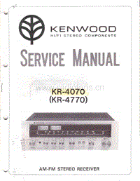 Kenwood-KR-4070-Service-Manual电路原理图.pdf