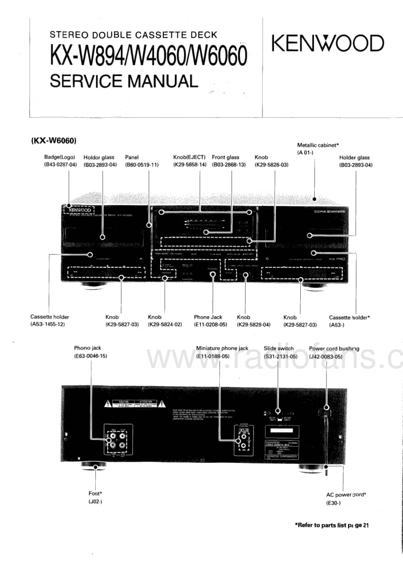 Kenwood-KXW-4060-Service-Manual电路原理图.pdf_第1页