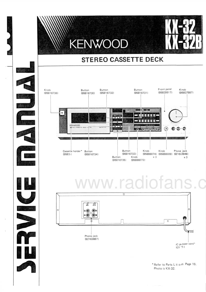 Kenwood-KX-32-Service-Manual电路原理图.pdf_第1页