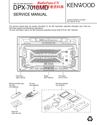 Kenwood-DPX-7010-MD-Service-Manual电路原理图.pdf