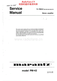 Marantz-PM-42-Service-Manual电路原理图.pdf