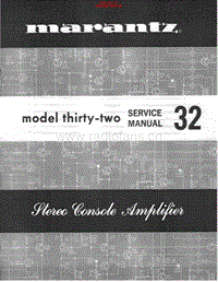 Marantz-32-Service-Manual电路原理图.pdf