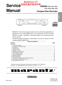 Marantz-DR-6050-service-Manual电路原理图.pdf