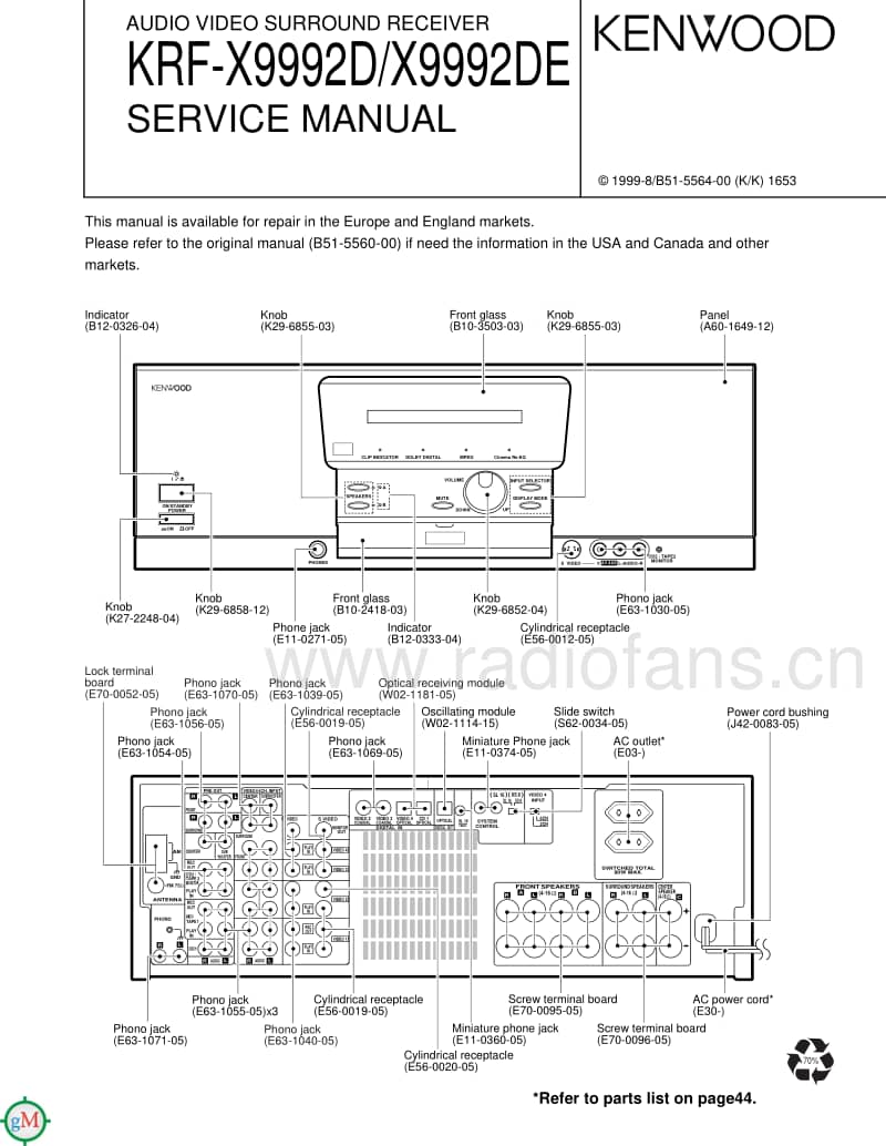 Kenwood-KRFX-9992-D-Service-Manual电路原理图.pdf_第1页
