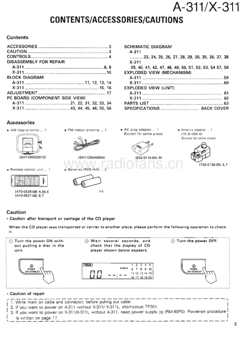 Kenwood-A-311-Service-Manual电路原理图.pdf_第3页