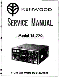 Kenwood-TS-770-Service-Manual电路原理图.pdf