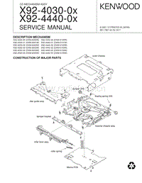 Kenwood-X-92-4030-00-Service-Manual电路原理图.pdf