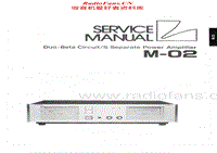 Luxman-M-02-Service-Manual电路原理图.pdf
