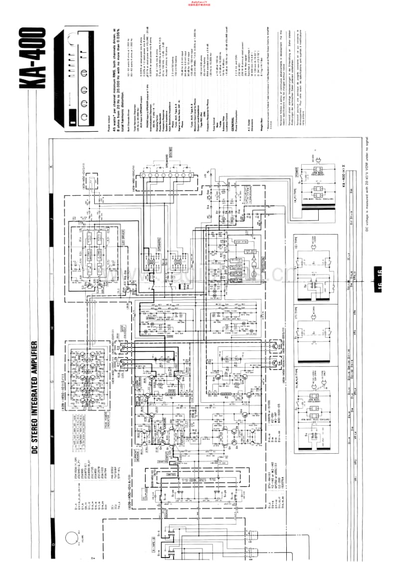 Kenwood-KA-400-Schematic电路原理图.pdf_第1页