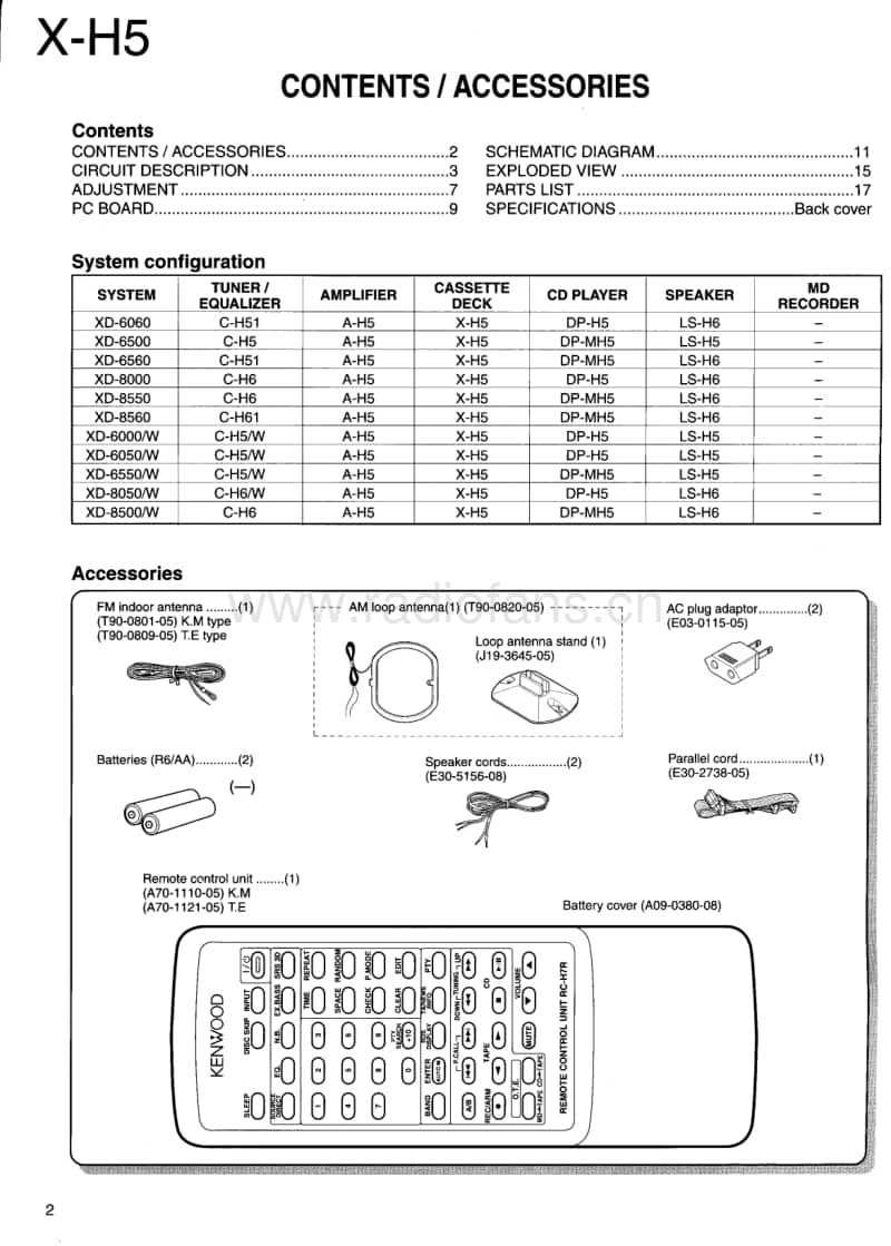 Kenwood-XH-5-Service-Manual电路原理图.pdf_第2页