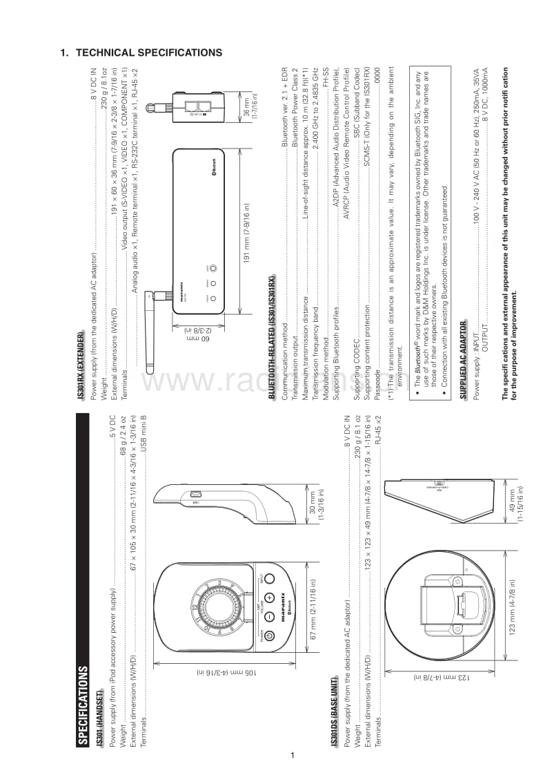 Marantz-IS-301-Service-Manual电路原理图.pdf_第3页