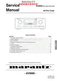 Marantz-AV-9000-Service-Manual电路原理图.pdf